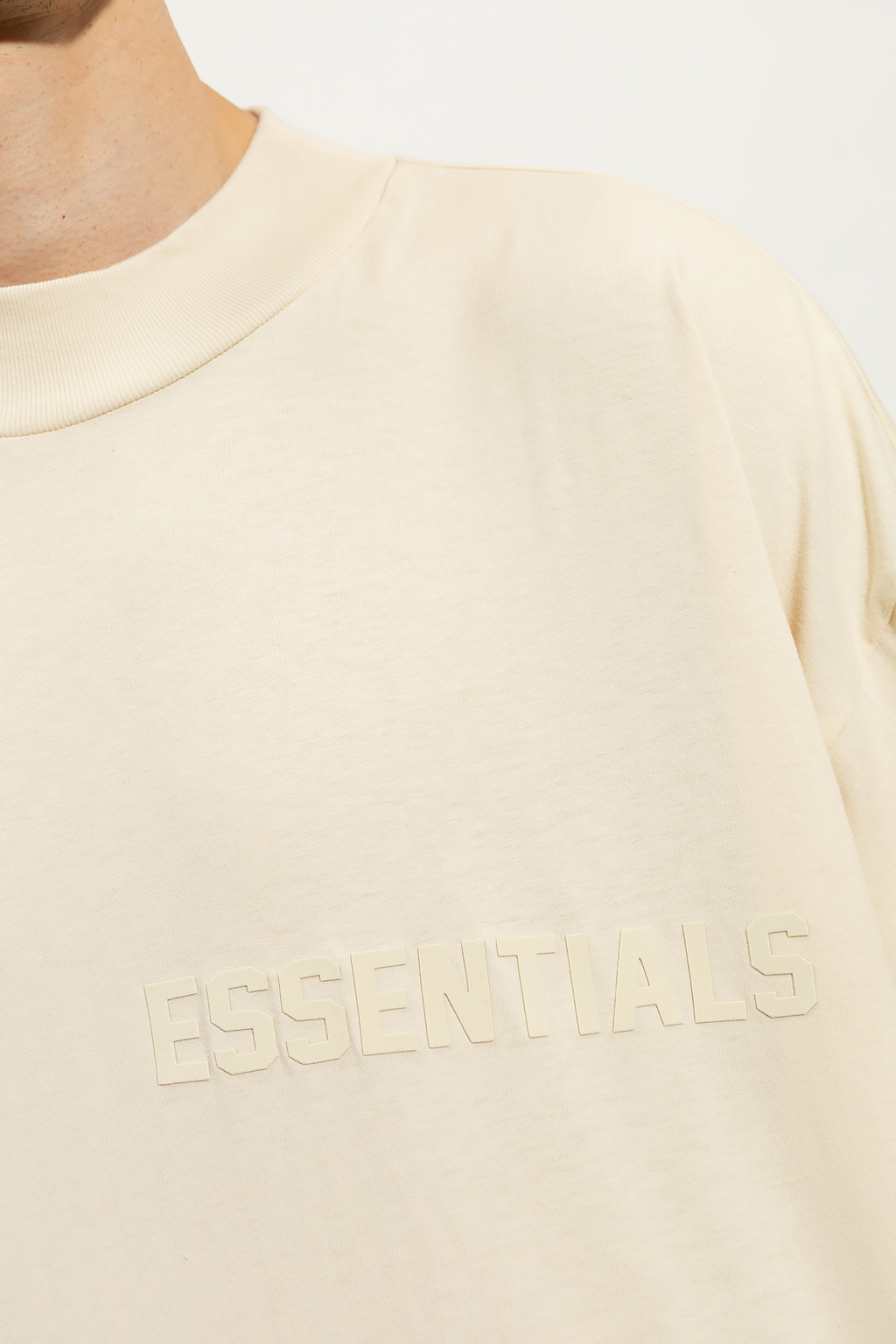 Cream Long-sleeved T-shirt Fear Of God Essentials - Vitkac Canada